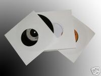 200 7" WHITE PAPER RECORD SLEEVES - FREE UK DEL -0