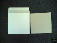10 7" WHITE RECORD MAILERS AND 15 STIFFENERS -0