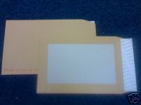 250 C4 PIP BOARD BACKED MANILLA ENVELOPES - FREE UK DELIVERY -0