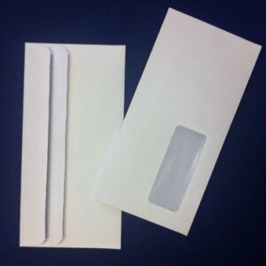 1000 X WHITE DL WITH WINDOW ENVELOPES SELF-SEAL -0