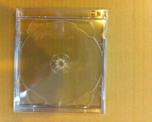 100 CD 'BRILLIANT BOX' DOUBLE CASES+CLEAR INSERT TRAYS -0