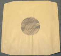 500 12" WHITE POLYLINED PAPER RECORD SLEEVES -0