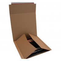 50 SIZE C PEEL N SEAL MULTI DEPTH RECORD OR BOOK CORRUGATED MAILERS-0